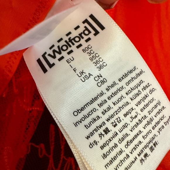 NWT Wolford red bra - Picture 6 of 7